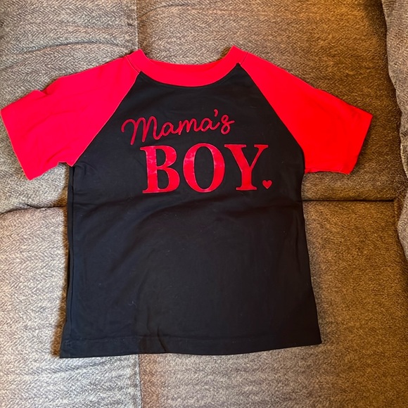 Celebrate “Mama’s Boy” SS Valentine’s Tee - Picture 1 of 4